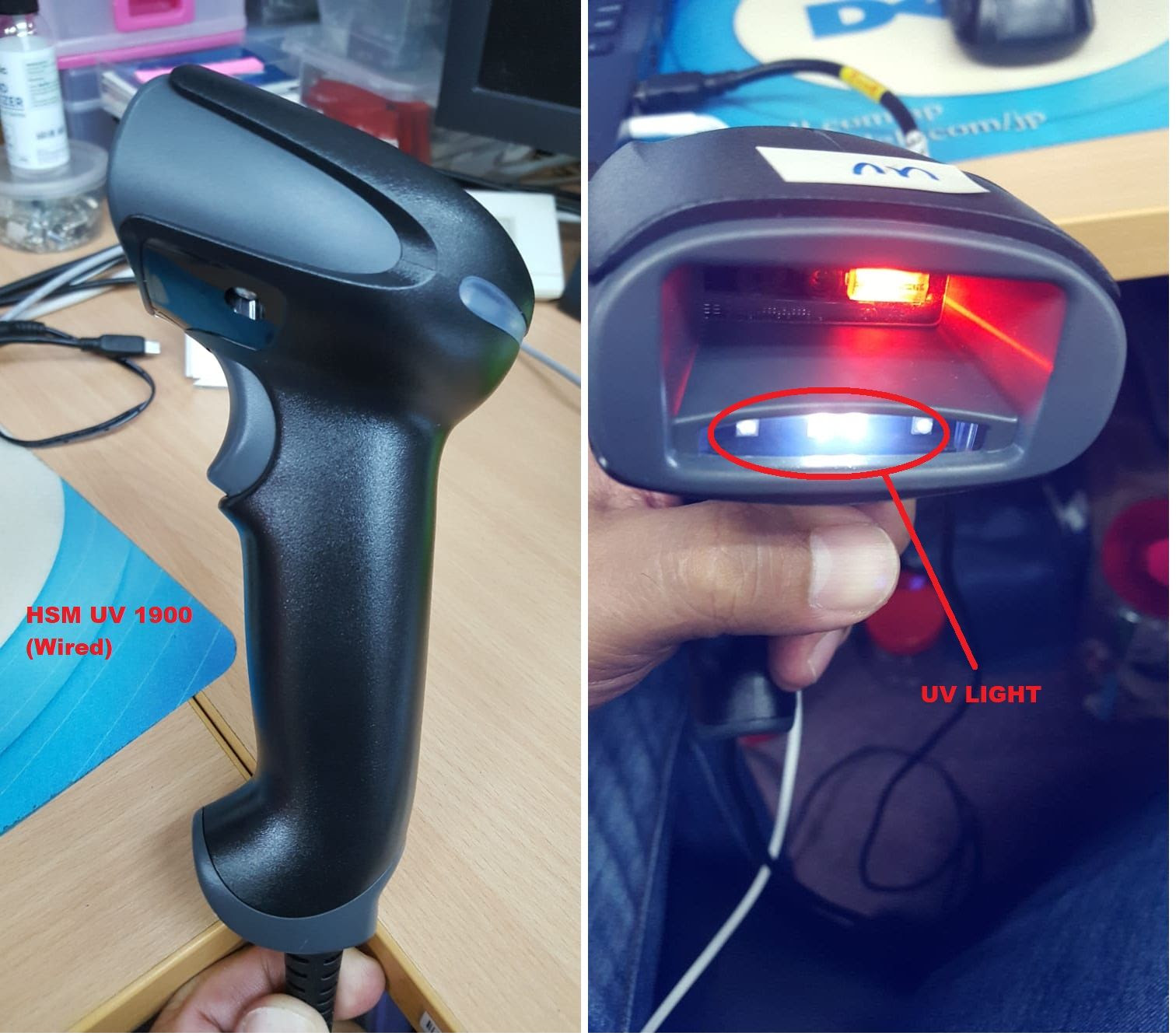 Secure barcodes with Honeywell UV Scanners